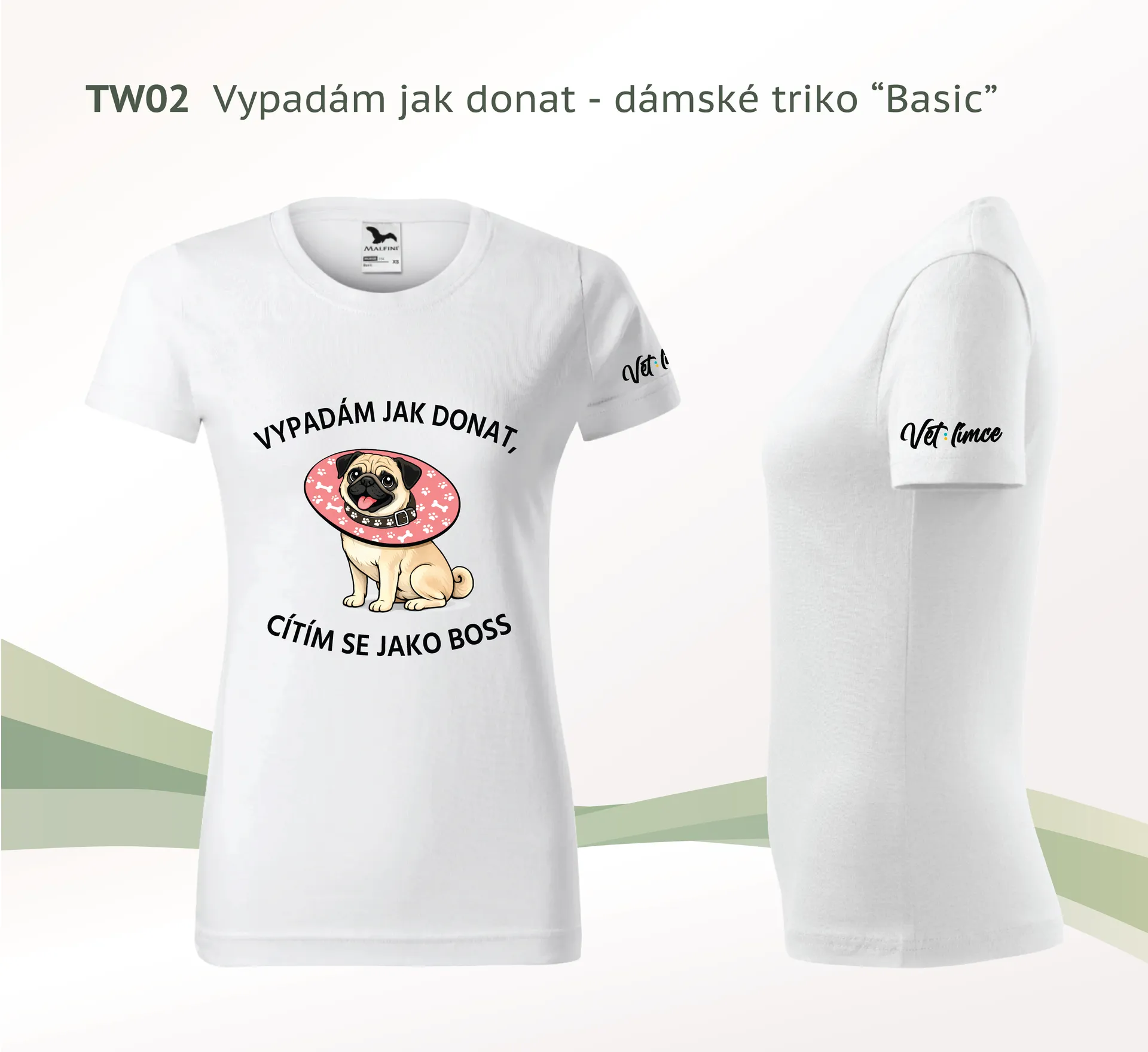 Dámské triko — Vypadám jak donat, cítím se jako boss
