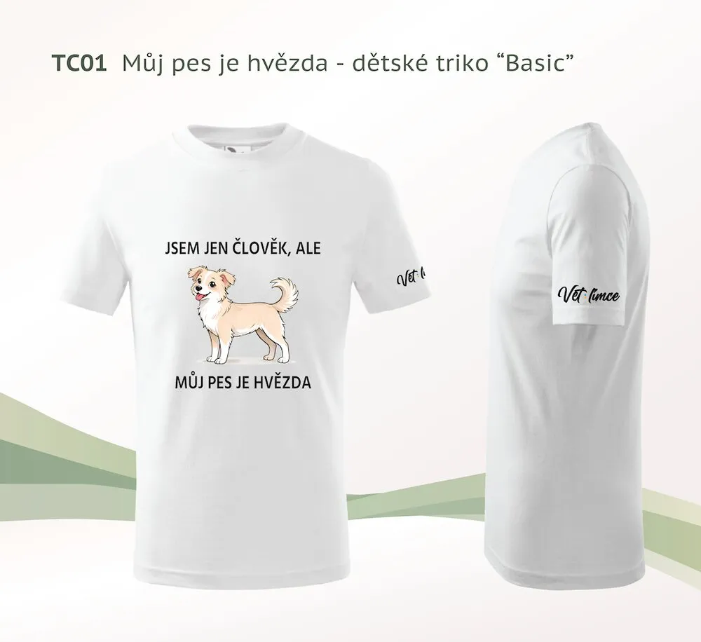 Dětské tričko VETlímce — motiv 1