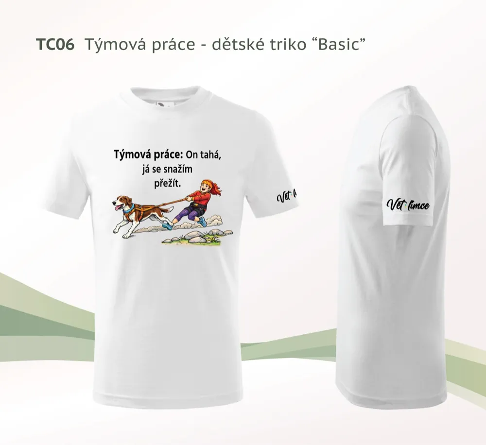 Dětské tričko VETlímce — Týmová práce
