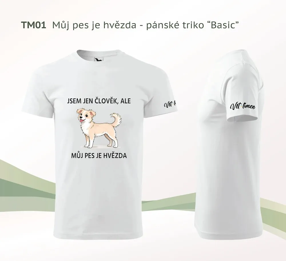 Pánské tričko VETlímce — motiv 1
