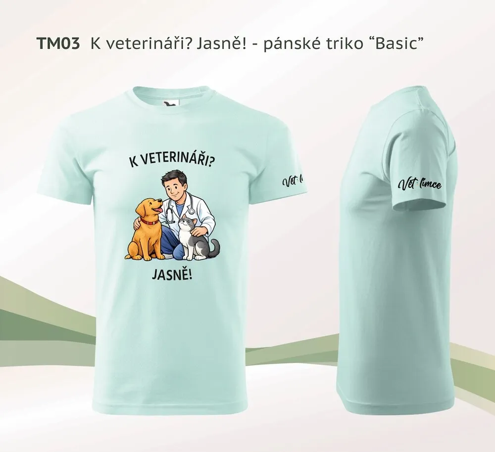 Pánské tričko VETlímce — veterinární edice 1