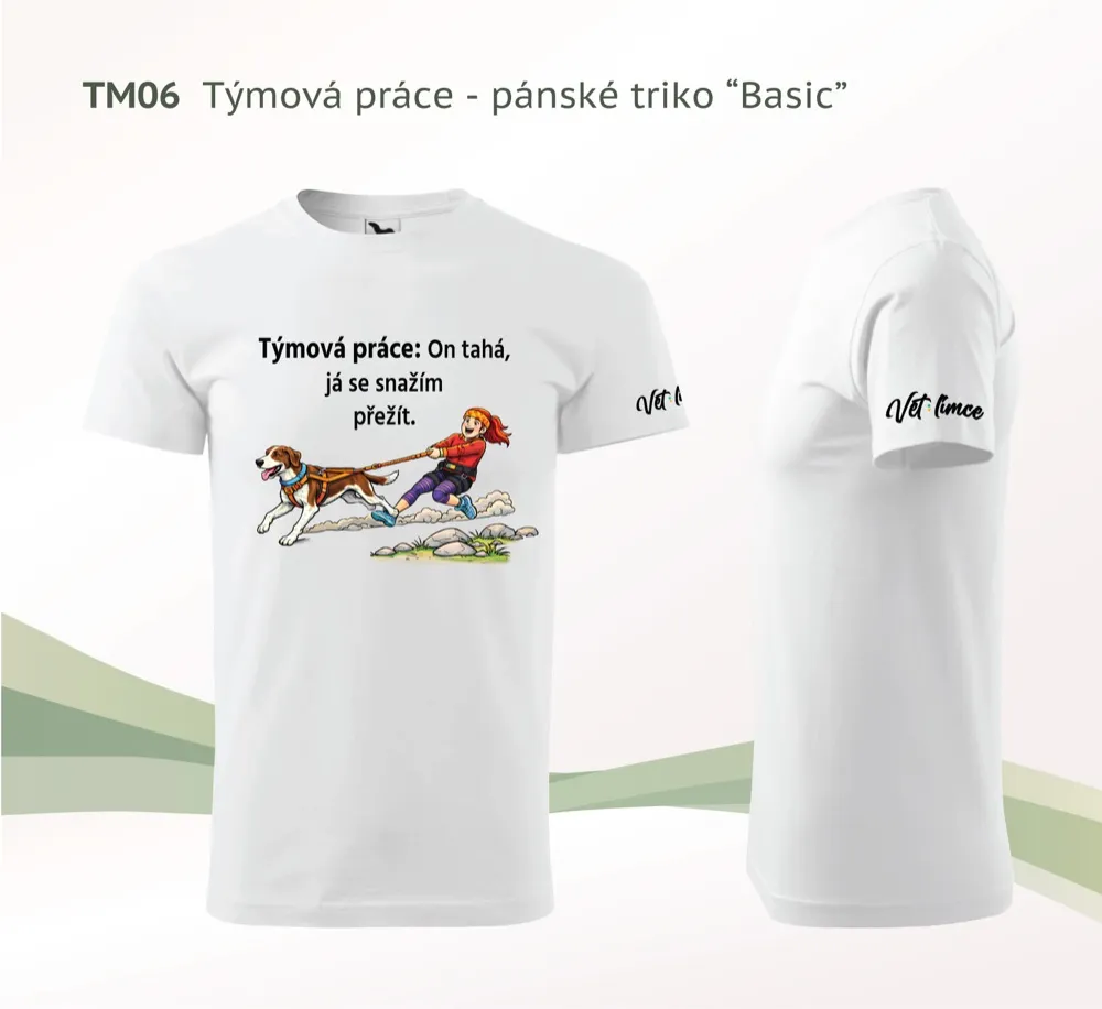 Pánské tričko VETlímce — Týmová práce