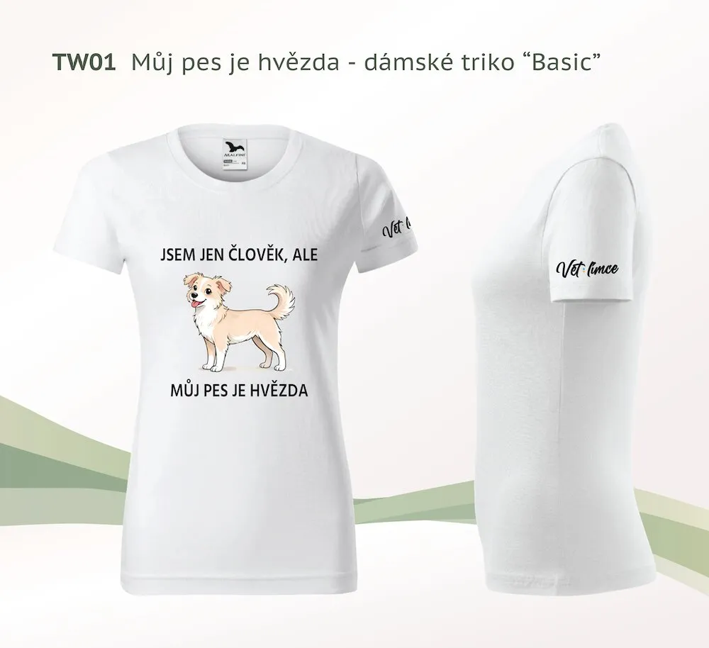 Dámské tričko VETlímce — motiv 1