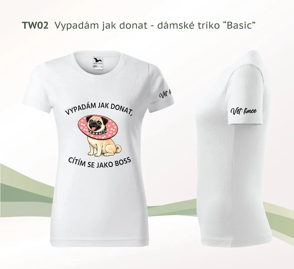 Dámské tričko VETlímce — motiv 2