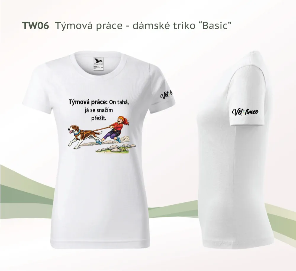 Dámské tričko VETlímce — Týmová práce