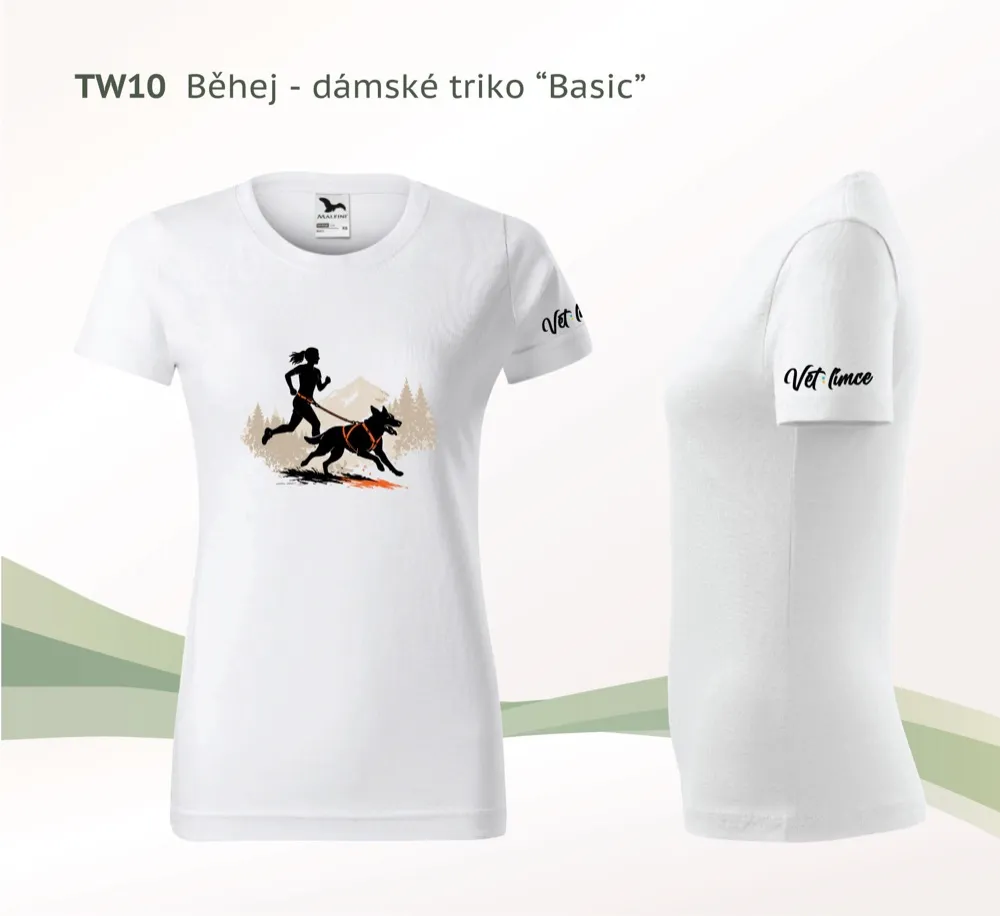 Dámské tričko VETlímce — Běhej