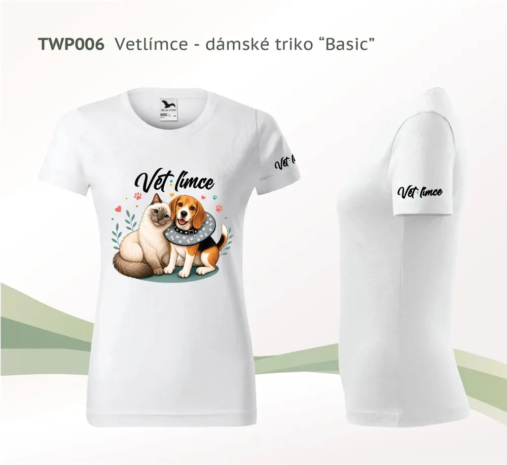 Dámské tričko VETlímce — Daisy a Isabelka